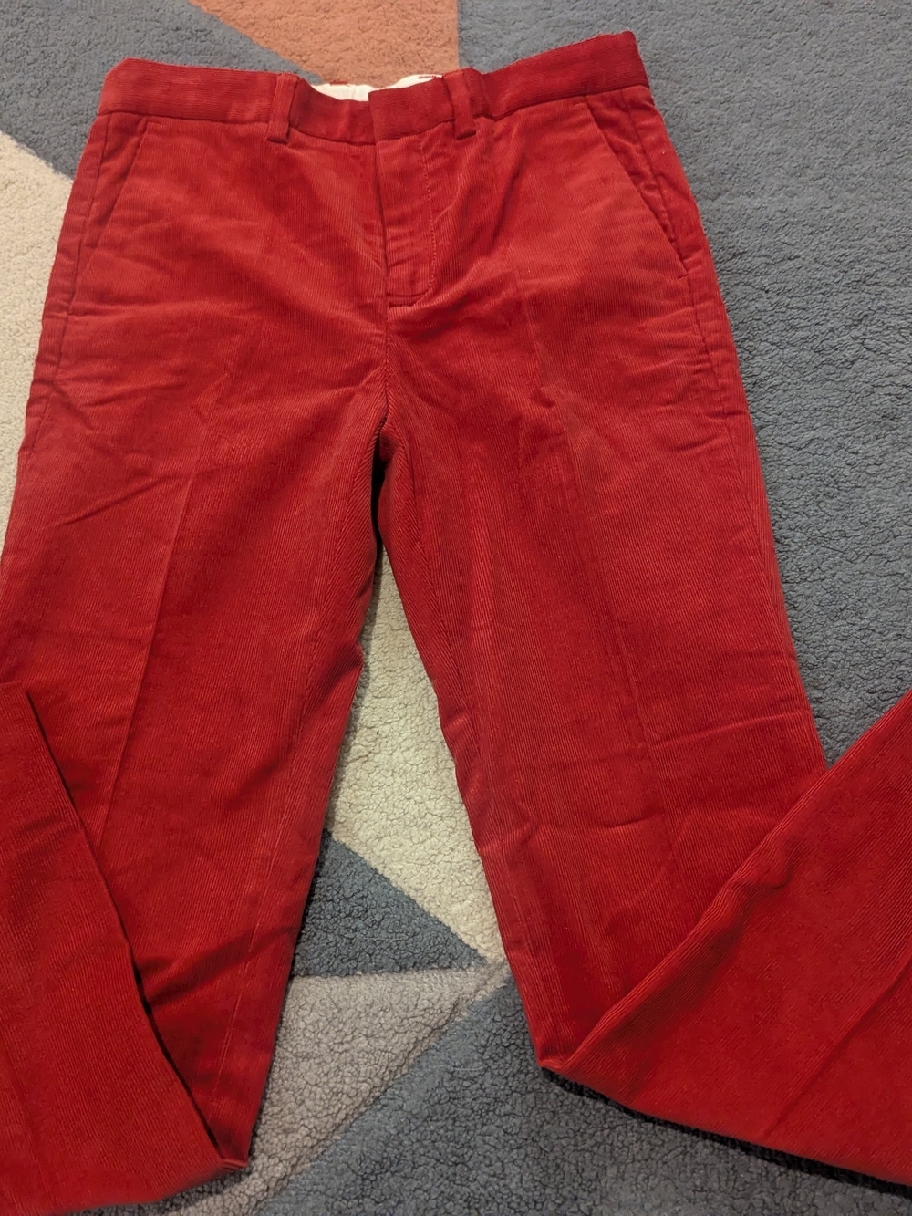 Crewcuts Boys Red Corduroy Trousers